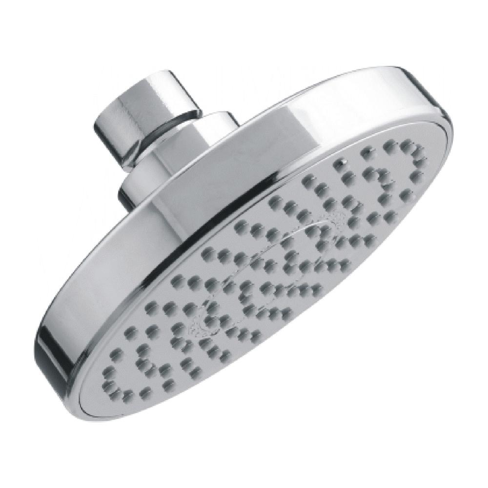 SINGLE FLOW Over Head Shower 4 Inch ROUND ABS