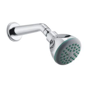 SINGLE FLOW Over Head Shower With Arm & WALL FLANGE