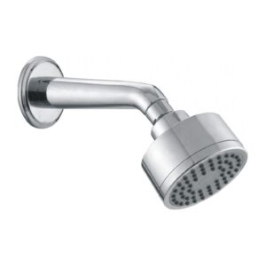 SINGLE  FLOW Over Head Shower With Arm & WALL FLANGE