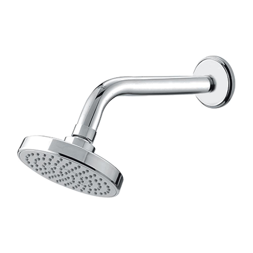 SINGLE FLOW OVER HEAD WITH BRASS PIPE & WALL FLANGE