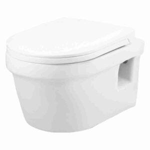 Wall Hung Closet with Soft Closing Seat Cover