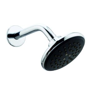 Single Flow OHS 5” (125mm) Round ABS &  Brass Wall Flange Pipe Arm with Flange