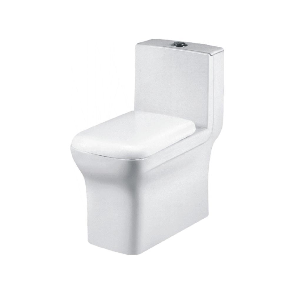 One Piece Closet ( Wash Down ) Dual Flush Fittings & Soft Closing & inbult Jet Seat Cover