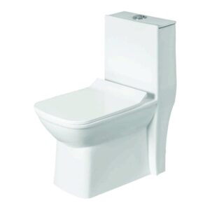 One Piece Closet ( Wash Down )  Dual Flush Fittings & Soft Closing Seat Cover