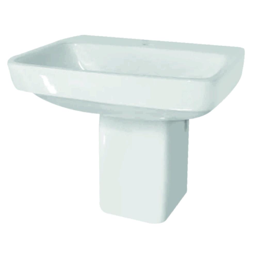 Wash Basin with Half Pedestal