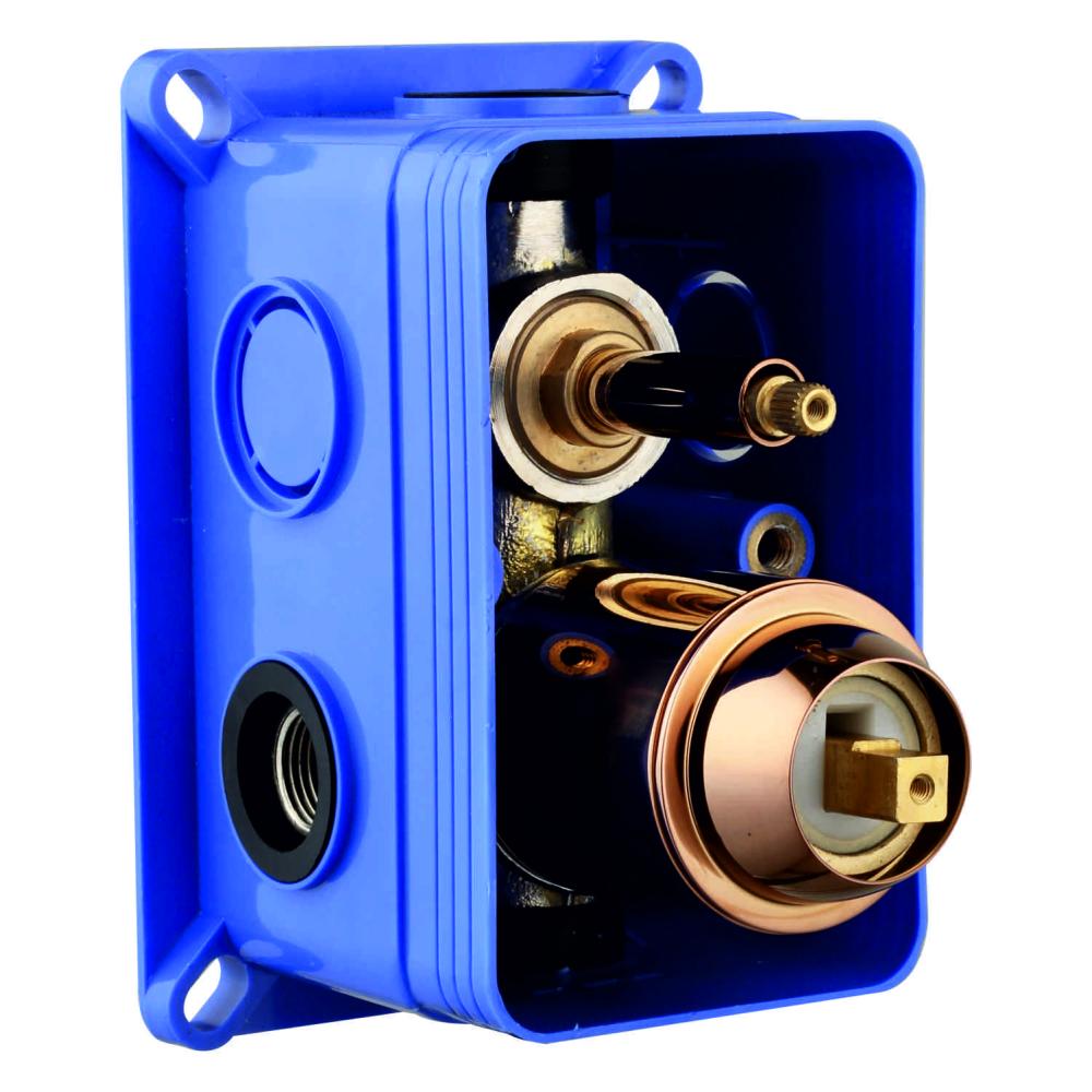 CONCEALED BODY FOR SINGLE LEVER HIGH FLOW DIVERTER