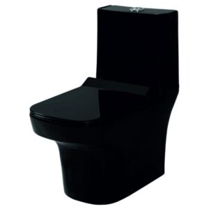 One Piece Closet ( Siphonic 6D ) Tornado Flush Fittings & Soft Closing Seat Cover