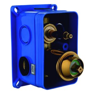 CONCEALED BODY FOR SINGLE LEVER HIGH FLOW DIVERTER