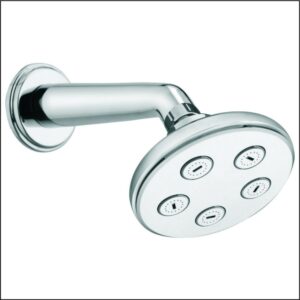 Single Flow Easy Clean OHS 4” (115mm)  Round ABS & Brass Wall Flange