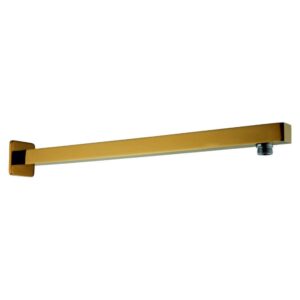 Brass Square 18" (450mm) Long With Wall  Flange