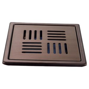 Square Drainer SS 304, 6”x6” with Frame